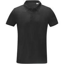 Load image into Gallery viewer, Deimos 105 g/m2 short sleeve men's cool fit polo — Black (front)