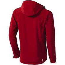 Load image into Gallery viewer, Langley men's softshell jacket — Red (back)