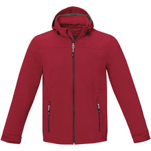 Load image into Gallery viewer, Langley men's softshell jacket — Red (front)
