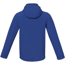 Load image into Gallery viewer, Langley men's softshell jacket — Blue (back)