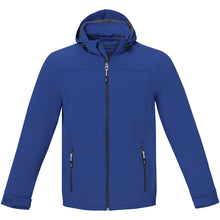 Load image into Gallery viewer, Langley men's softshell jacket — Blue (front)