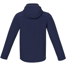 Load image into Gallery viewer, Langley men's softshell jacket — Navy (back)