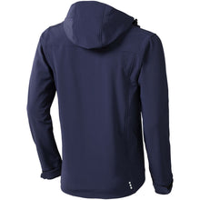 Load image into Gallery viewer, Langley men's softshell jacket — Navy (back)
