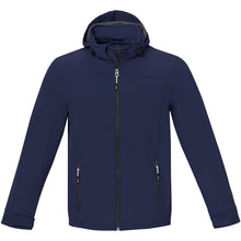 Load image into Gallery viewer, Langley men's softshell jacket — Navy (front)