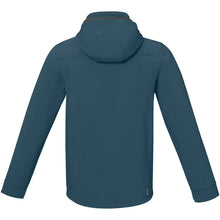 Load image into Gallery viewer, Langley men's softshell jacket — Hale Blue (back)