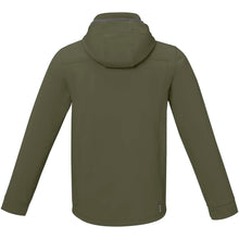 Load image into Gallery viewer, Langley men's softshell jacket — Forest Green (back)