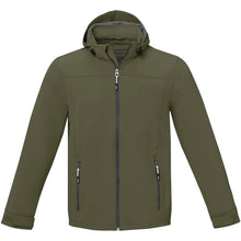 Load image into Gallery viewer, Langley men's softshell jacket — Forest Green (front)