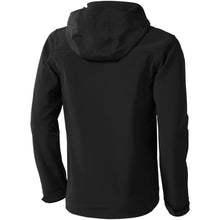 Load image into Gallery viewer, Langley men's softshell jacket — Black (back)