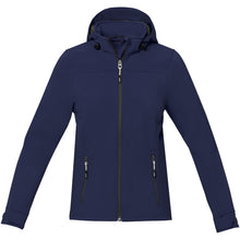 Load image into Gallery viewer, Langley women's softshell jacket — Navy (front)
