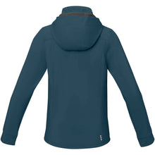 Load image into Gallery viewer, Langley women's softshell jacket — Hale Blue (back)