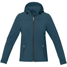 Load image into Gallery viewer, Langley women's softshell jacket — Hale Blue (front)