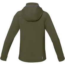 Load image into Gallery viewer, Langley women's softshell jacket — Forest Green (back)