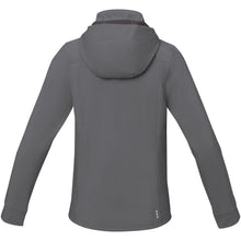 Load image into Gallery viewer, Langley women's softshell jacket — Steel grey (back)