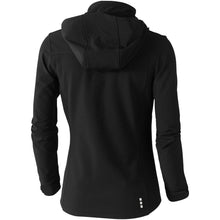 Load image into Gallery viewer, Langley women's softshell jacket — Black (back)