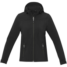 Load image into Gallery viewer, Langley women's softshell jacket — Black (front)