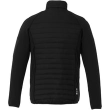 Load image into Gallery viewer, Banff men's hybrid insulated jacket — Black (back)