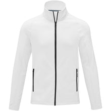 Load image into Gallery viewer, Zelus men's fleece jacket — White (front)