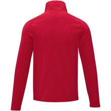 Load image into Gallery viewer, Zelus men's fleece jacket — Red (back)