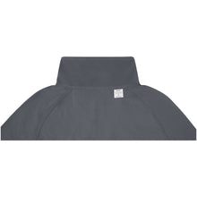 Load image into Gallery viewer, Zelus men's fleece jacket — Storm grey (detail)