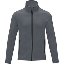 Load image into Gallery viewer, Zelus men's fleece jacket — Storm grey (front)