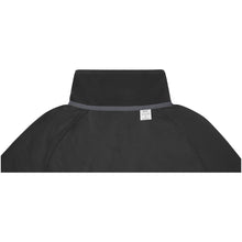 Load image into Gallery viewer, Zelus men's fleece jacket — Black (detail)