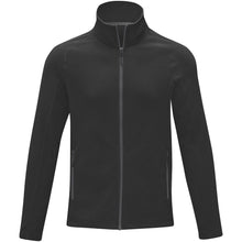 Load image into Gallery viewer, Zelus men's fleece jacket — Black (front)