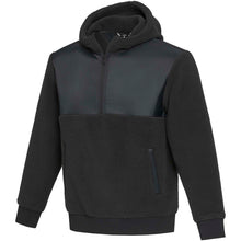 Load image into Gallery viewer, Evans 370 g/m² unisex recycled sherpa fleece — Black
