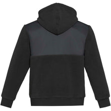 Load image into Gallery viewer, Evans 370 g/m² unisex recycled sherpa fleece — Black (back)