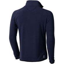 Load image into Gallery viewer, Brossard men's full zip fleece jacket — Navy (back)