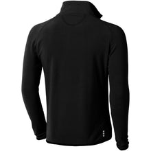 Load image into Gallery viewer, Brossard men's full zip fleece jacket — Black (back)