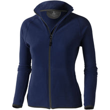 Load image into Gallery viewer, Brossard women's full zip fleece jacket — Navy