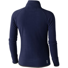 Load image into Gallery viewer, Brossard women's full zip fleece jacket — Navy (back)