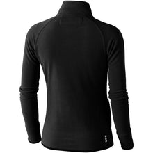 Load image into Gallery viewer, Brossard women's full zip fleece jacket — Black (back)