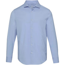 Load image into Gallery viewer, Carnelian 133 g/m² poplin men's shirt — Light blue (front)