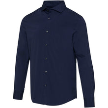 Load image into Gallery viewer, Carnelian 133 g/m² poplin men's shirt — Navy Blue