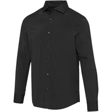 Load image into Gallery viewer, Carnelian 133 g/m² poplin men's shirt — Black