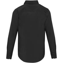Load image into Gallery viewer, Carnelian 133 g/m² poplin men's shirt — Black (back)