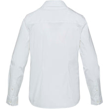 Load image into Gallery viewer, Carnelian 133 g/m² poplin women's shirt — White (back)