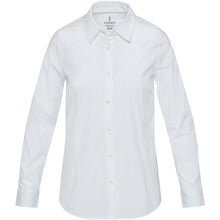 Load image into Gallery viewer, Carnelian 133 g/m² poplin women's shirt — White (front)
