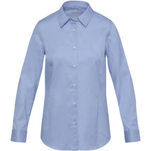 Load image into Gallery viewer, Citrine 185 g/m² twill women's shirt — Light blue (front)