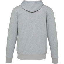 Load image into Gallery viewer, Natron 320 g/m² sherpa full-zip hoodie — Heather grey (back)
