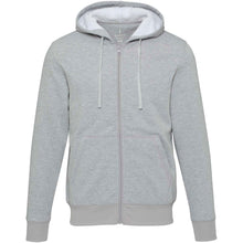 Load image into Gallery viewer, Natron 320 g/m² sherpa full-zip hoodie — Heather grey (front)