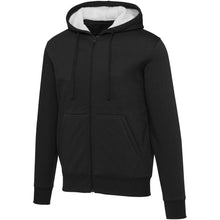 Load image into Gallery viewer, Natron 320 g/m² sherpa full-zip hoodie — Black