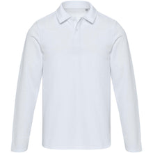 Load image into Gallery viewer, Apollo 245 g/m² long sleeve unisex polo — White (front)