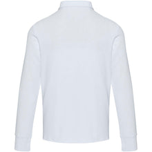 Load image into Gallery viewer, Apollo 245 g/m² long sleeve unisex half zip polo — White (back)