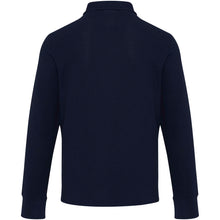 Load image into Gallery viewer, Apollo 245 g/m² long sleeve unisex half zip polo — Navy (back)