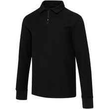 Load image into Gallery viewer, Apollo 245 g/m² long sleeve unisex half zip polo — Black