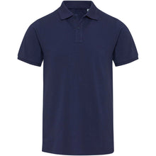 Load image into Gallery viewer, Beryl 220 g/m² short sleeve unisex OCS organic recycled polo — Navy (front)