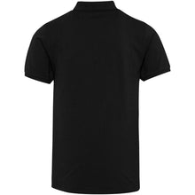 Load image into Gallery viewer, Beryl 220 g/m² short sleeve unisex OCS organic recycled polo — Black (back)
