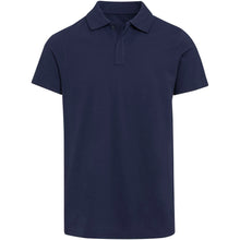Load image into Gallery viewer, Graphite 180 g/m² short sleeve unisex OCS organic polo — Navy (front)
